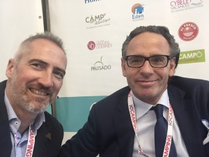 Patrice Guyot avec Ramon van Reine de ASCI Media Sequoiasoft était présent sur le salon SETT 2015