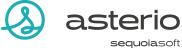 Logo Asterio nouveau logiciel hôtel restaurant spa par Sequoiasoft
