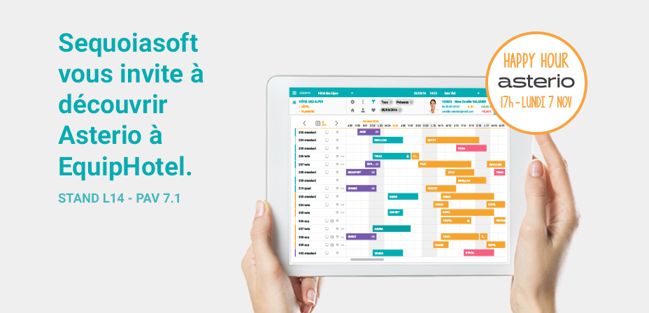 Sequoiasoft à equiphotel 2016